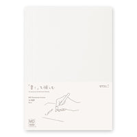 Carnet MD en coton A5 vierge